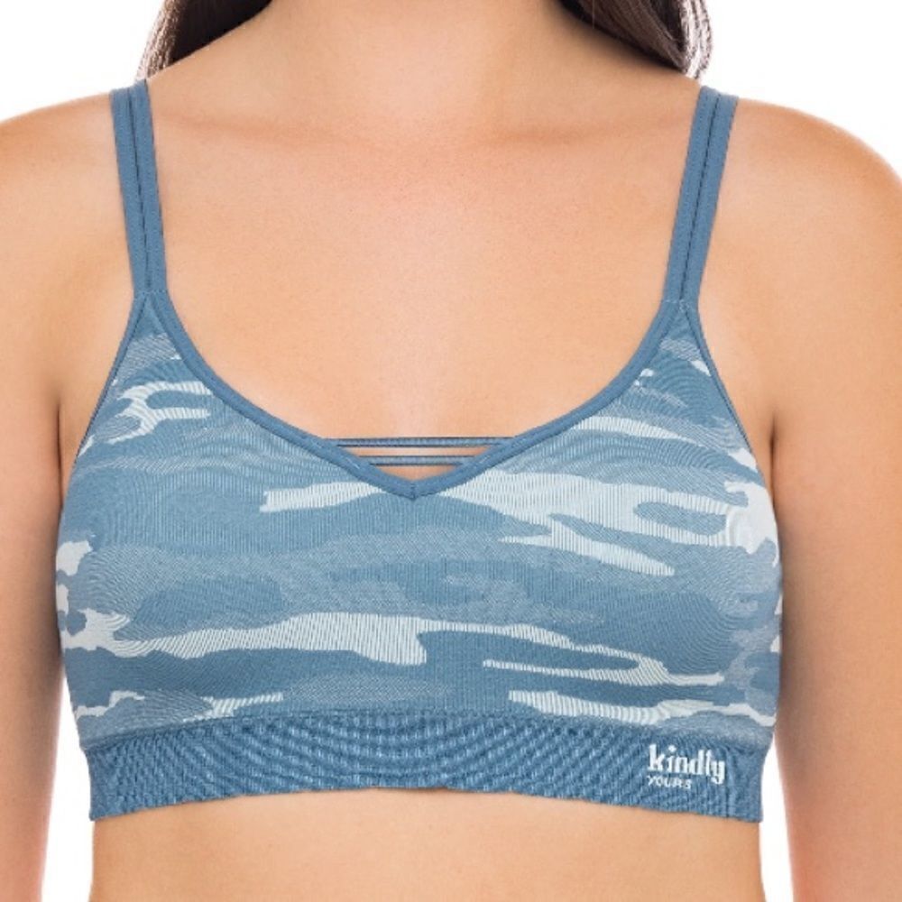 Seamless V neck bra